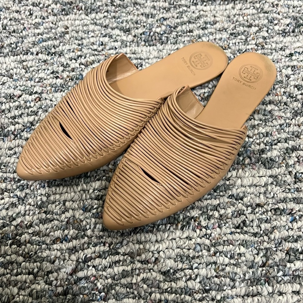 Tory Burch Beige Mules